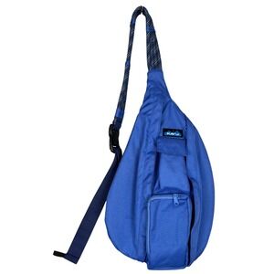 Kavu Rope Sling Bag Blue Adjustable Strap Outdoor Casual Travel